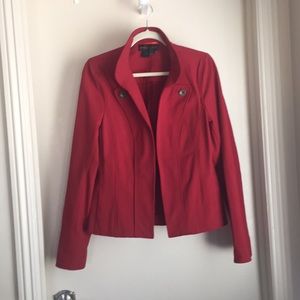 Stretchy Red Jacket by Nina Mclemore